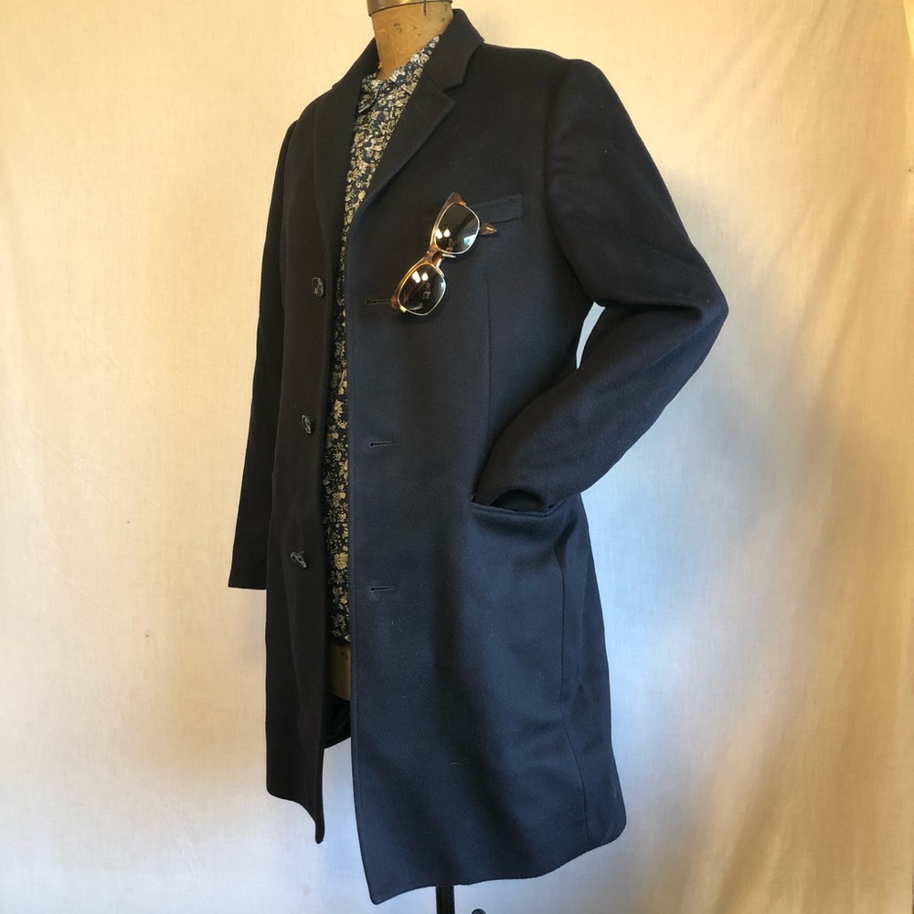 BRAND NEW JCrew wool overcoat (NAVY)